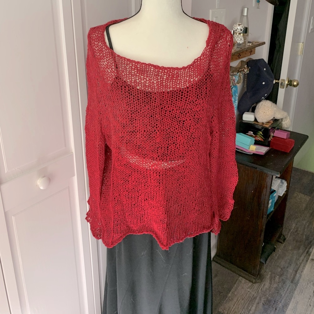 Hand knit tunic